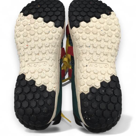 Holo Maverick Eco Knit Sneakers Green Yellow Red Size 12 Men’s Sustainable - Picture 6 of 9